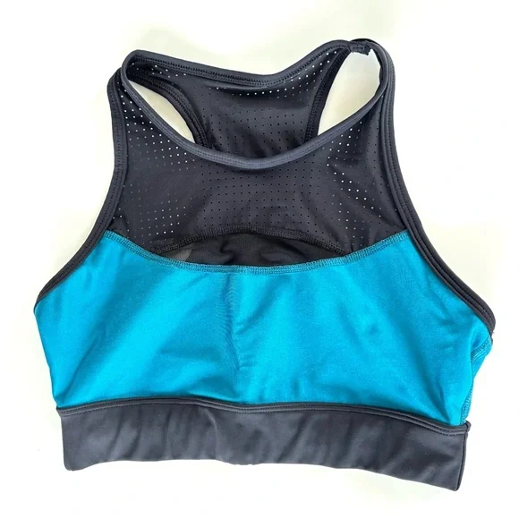 Bundle of 2 NWOT Sports Bras: Alala Artemis Teal & Ghost Flower Navy/Black, S - Picture 4 of 10
